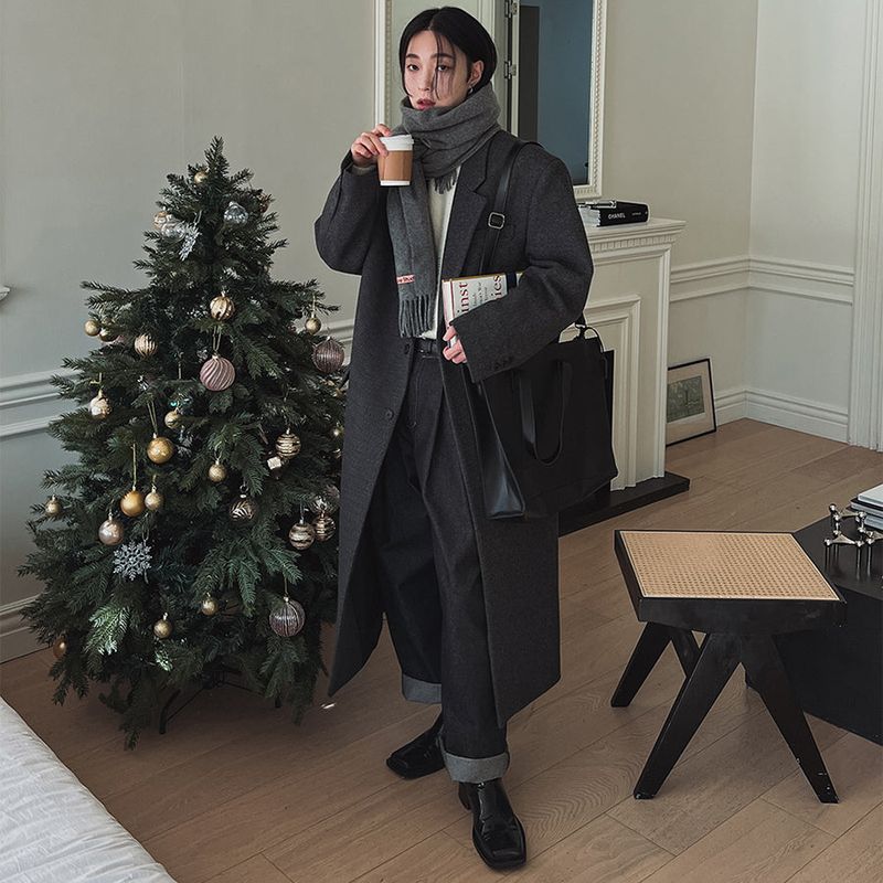 2PLAN（ツープラン）の「ミニマルウールマキシコート (2 color)（Jackets/Outerwear）」