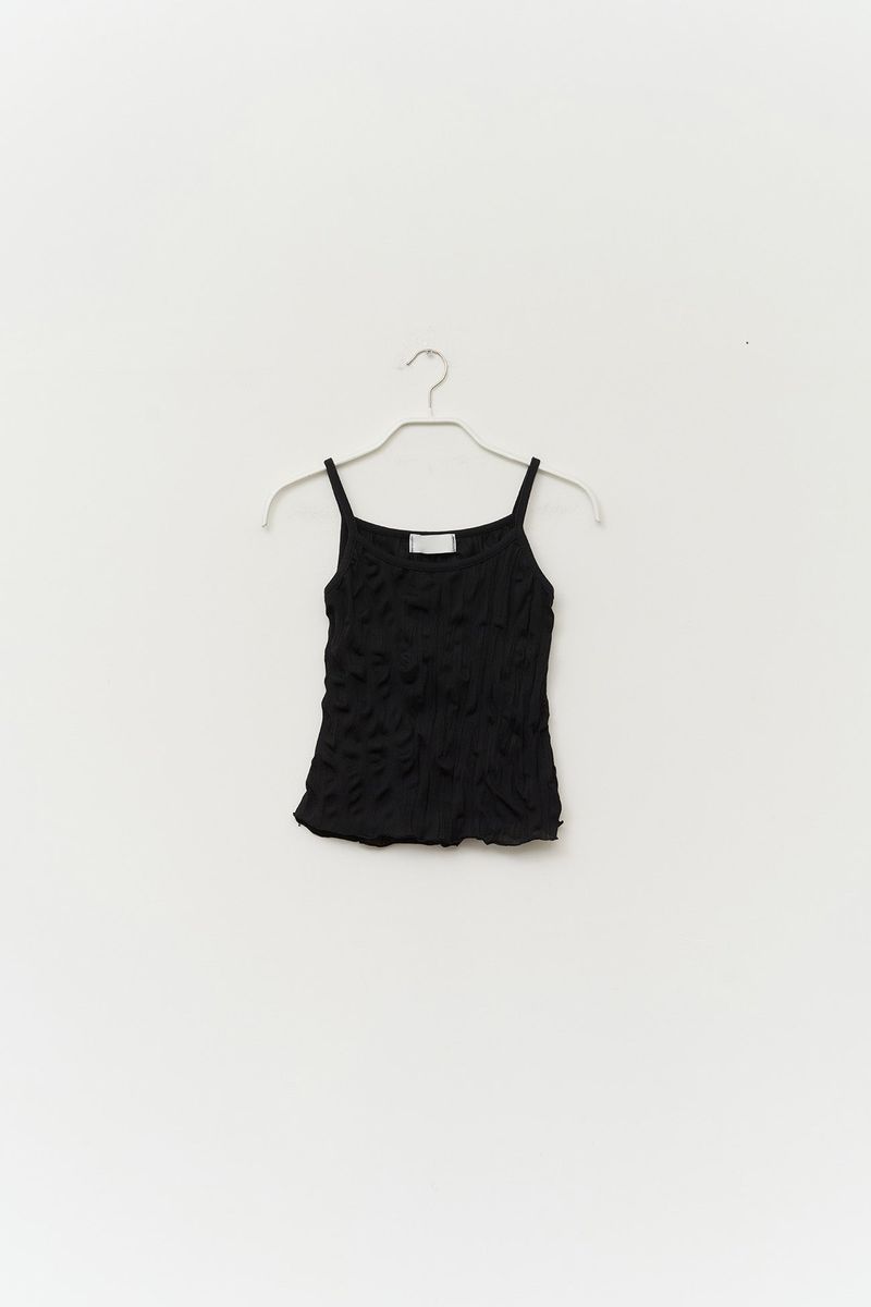 (W) Dun Wrinkled Scarf Top