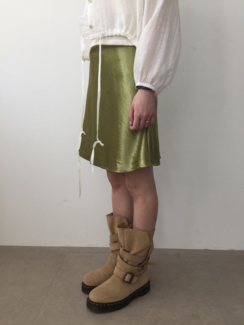 Cité slip midi skirt (5color)
