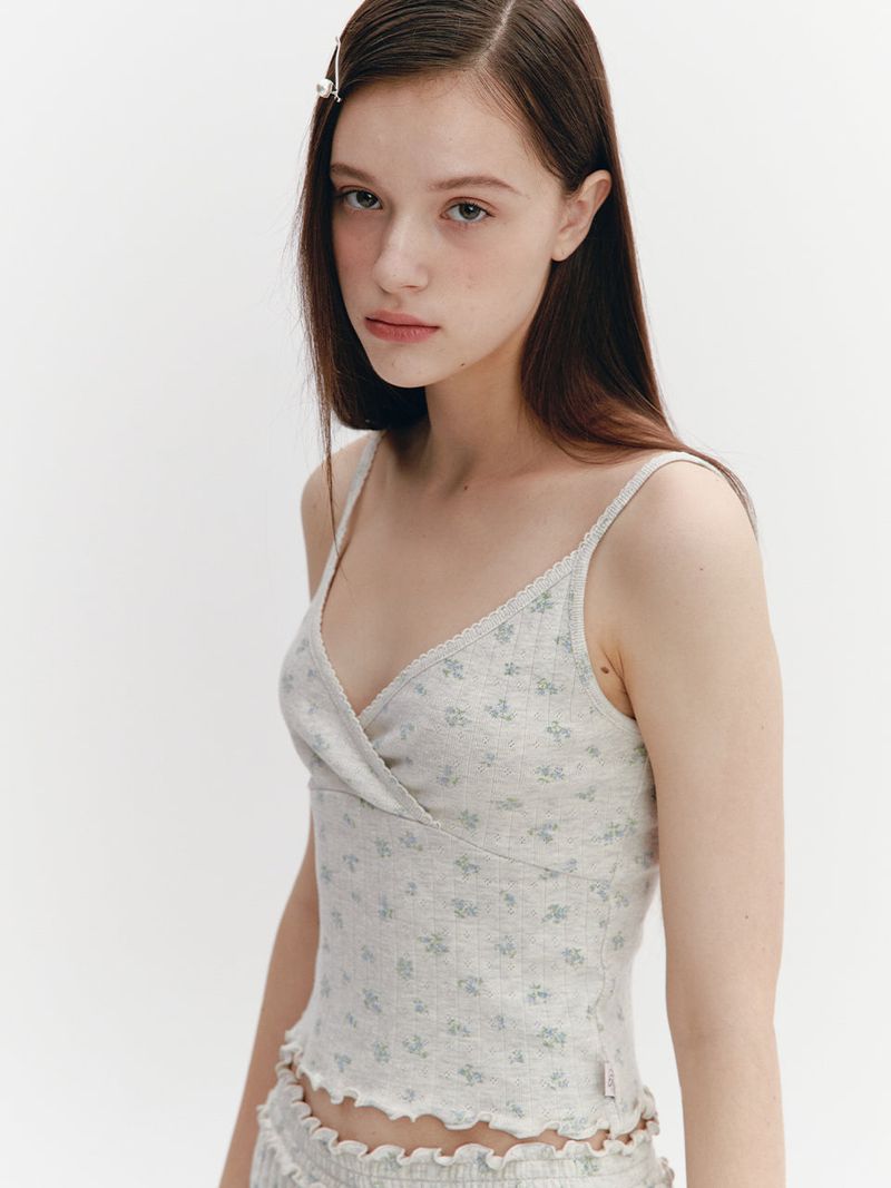 MOILLY(モイリー)の「Wave Sleeveless Oatmeal(Tops)」