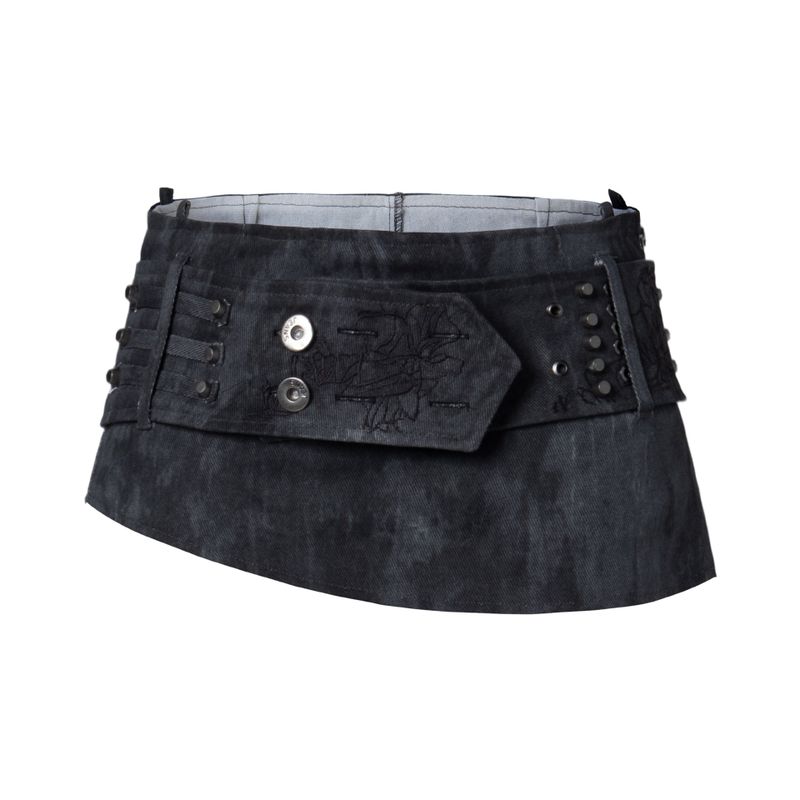 Kiro Stud Belt Mini Skirt