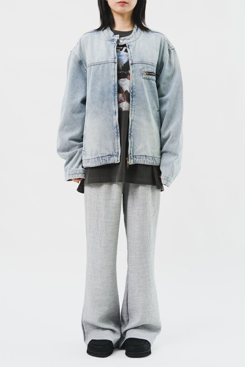 Module Biker Denim Jacket (3color)