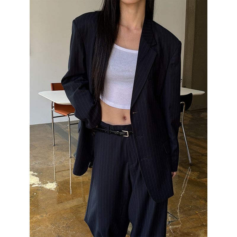 LAURANT（ロラン）の「[S/S] ストライプオーバー3ボタンジャケット(2color)（ジャケット/アウター）」