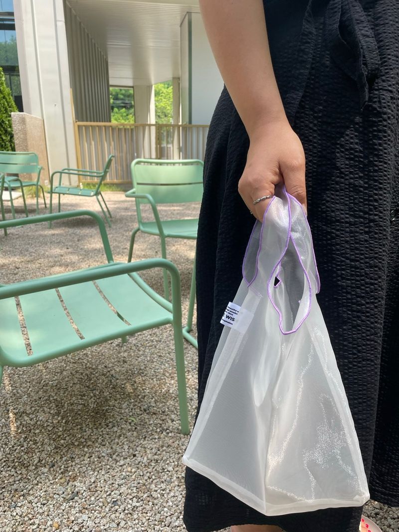 organza shopping basket