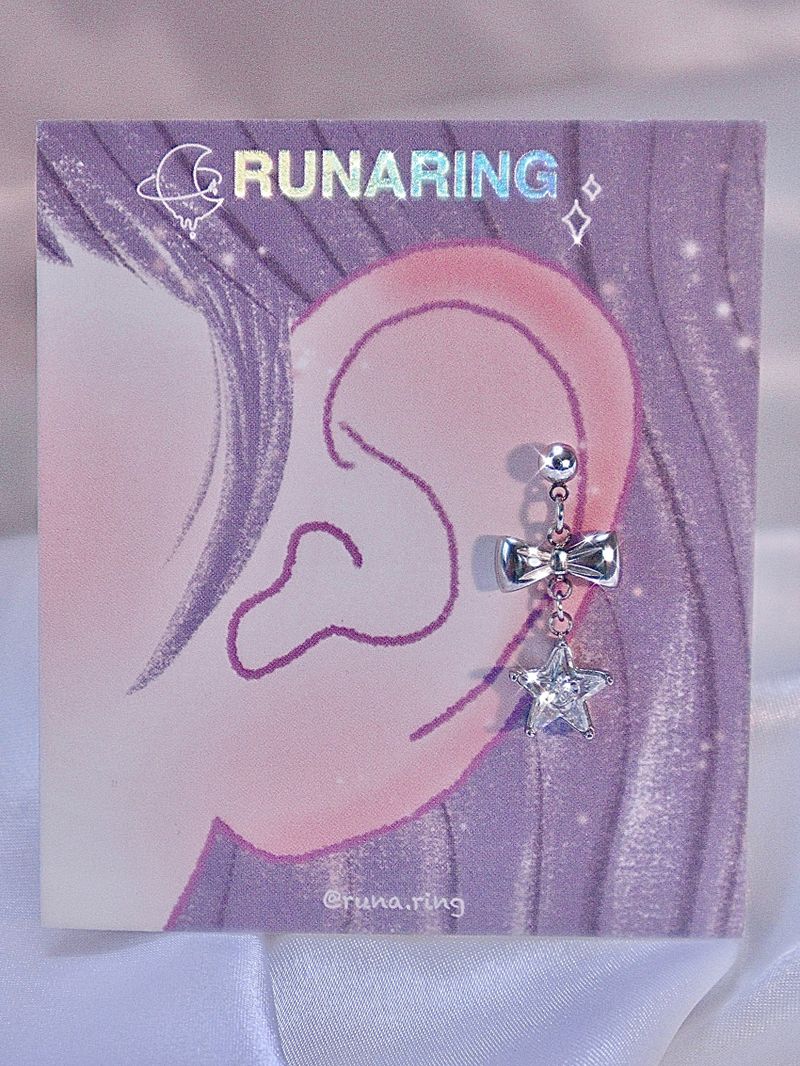 ribbon star piercing