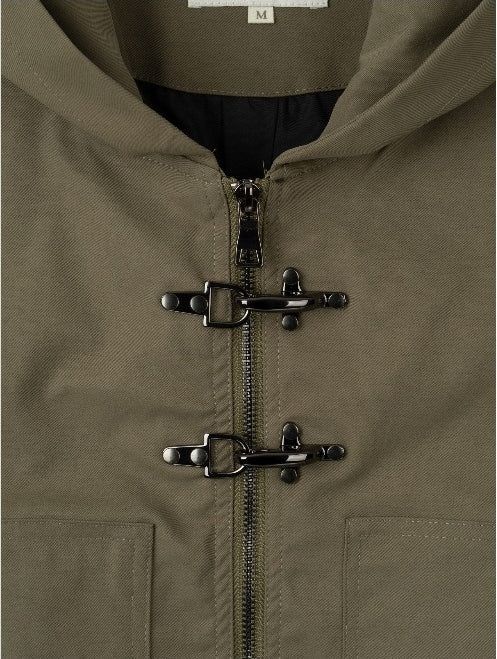(UNISEX) Buckle Hood Jumper