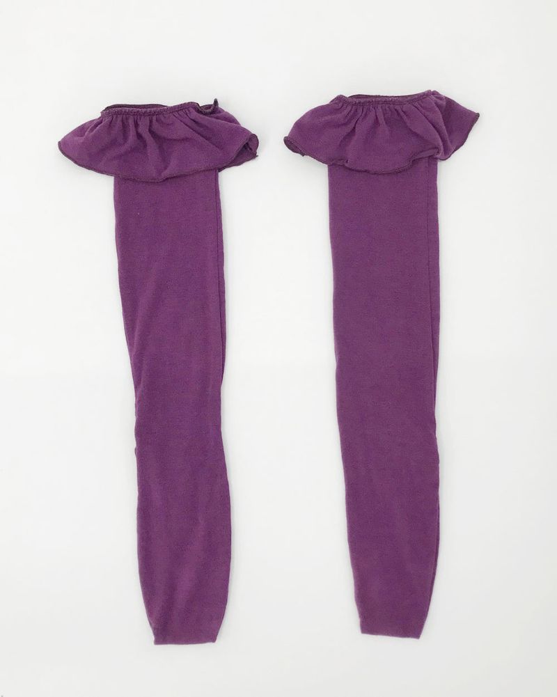 Mogu frill knee socks (9color) 