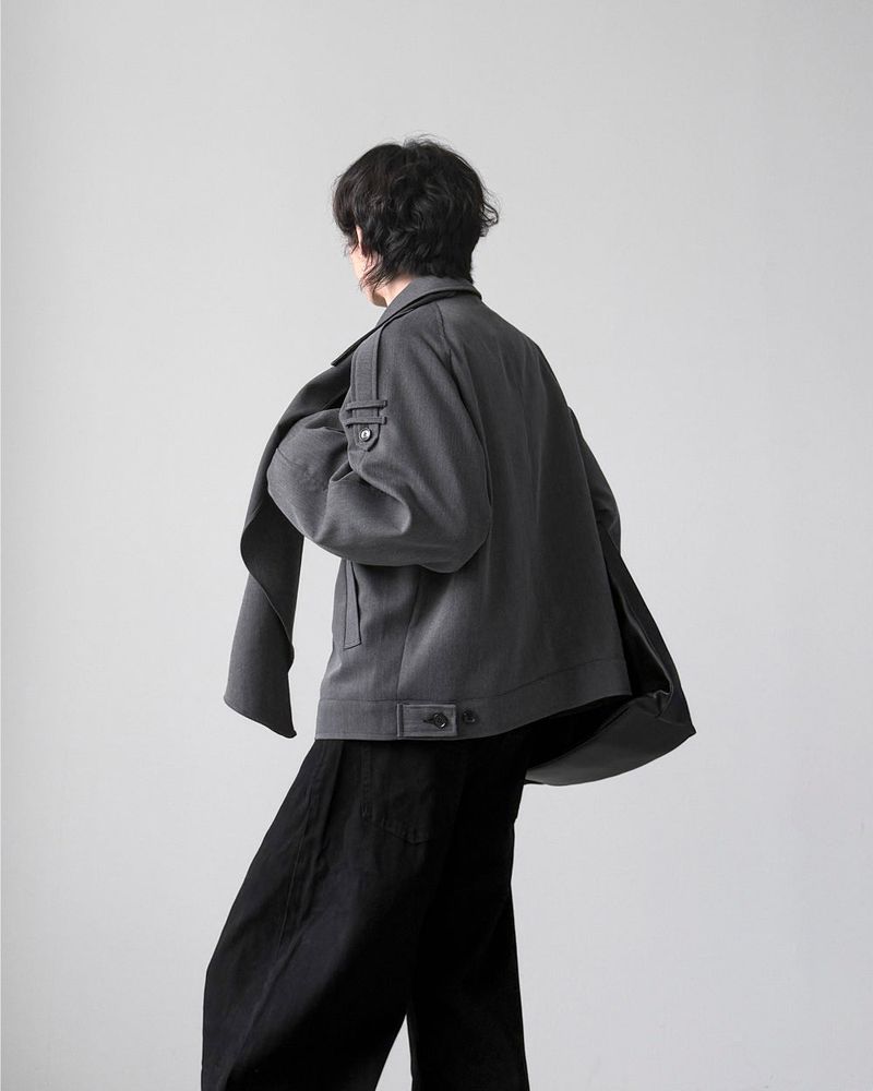 メディック スカーフ クロップ ジャケット