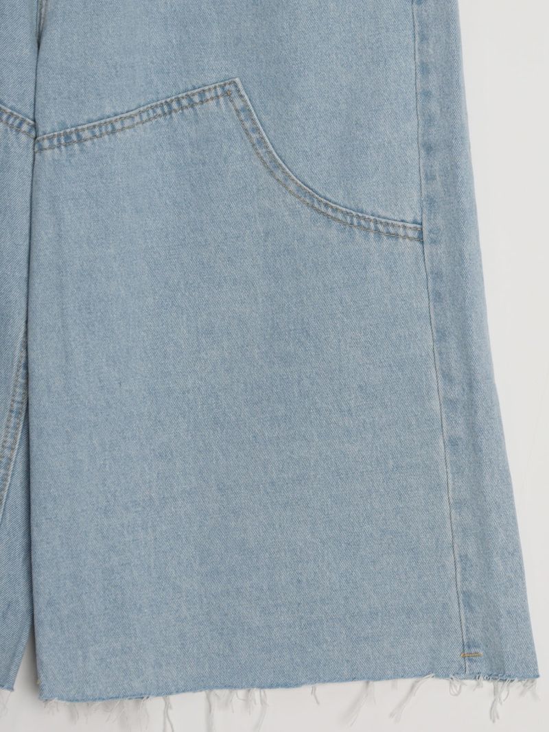 Foil Carpenter Bermuda Denim Pants 2C