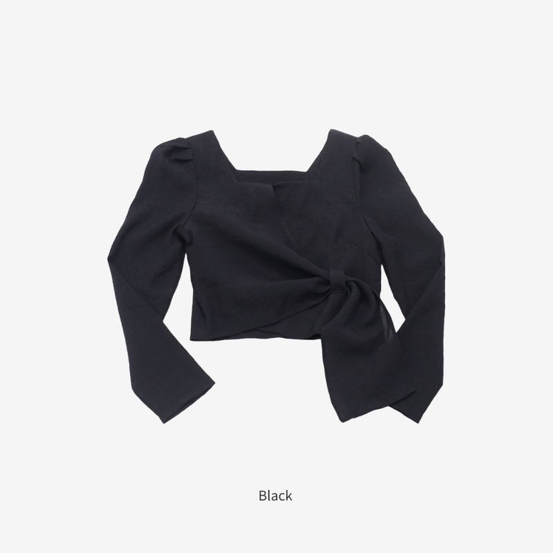 Lumos Twist Puff Blouse