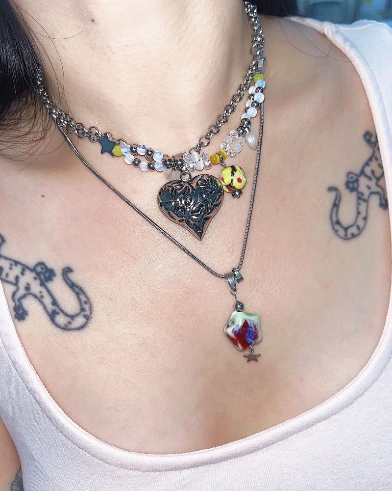 Fog star ceramic necklace (12color)