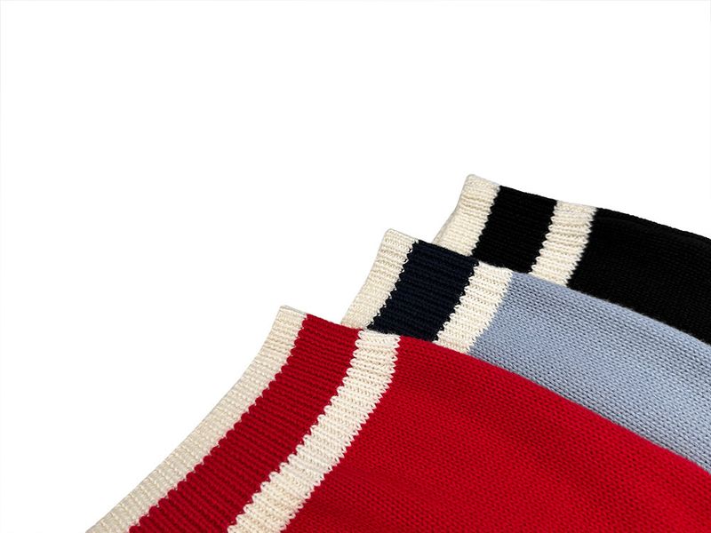 Blif Collar Half Sleeve Knit
