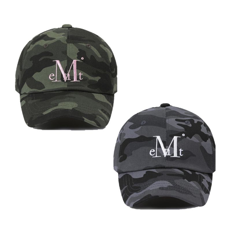 SIGNATURE CAMO BALL CAP (KhakixBaby Pink, Gray)