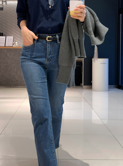 Lukain 3003 Stretchy Straight Denim / 3 colors