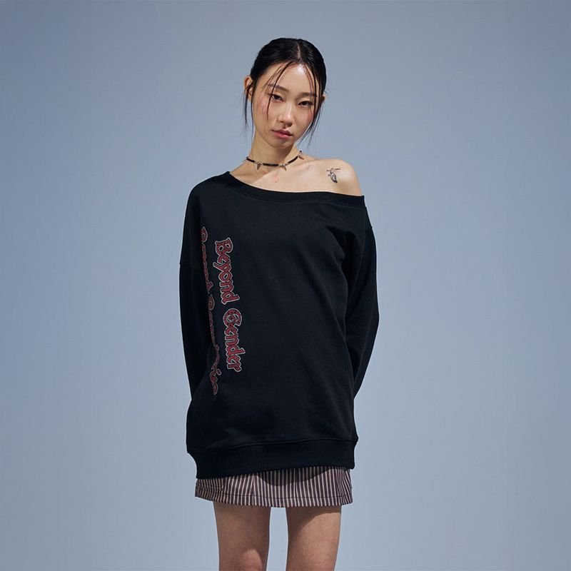 VETEZE（ベテゼ）の「BGBB スタッズポイントオフショルダーMTM (ブラック)（トップス）」