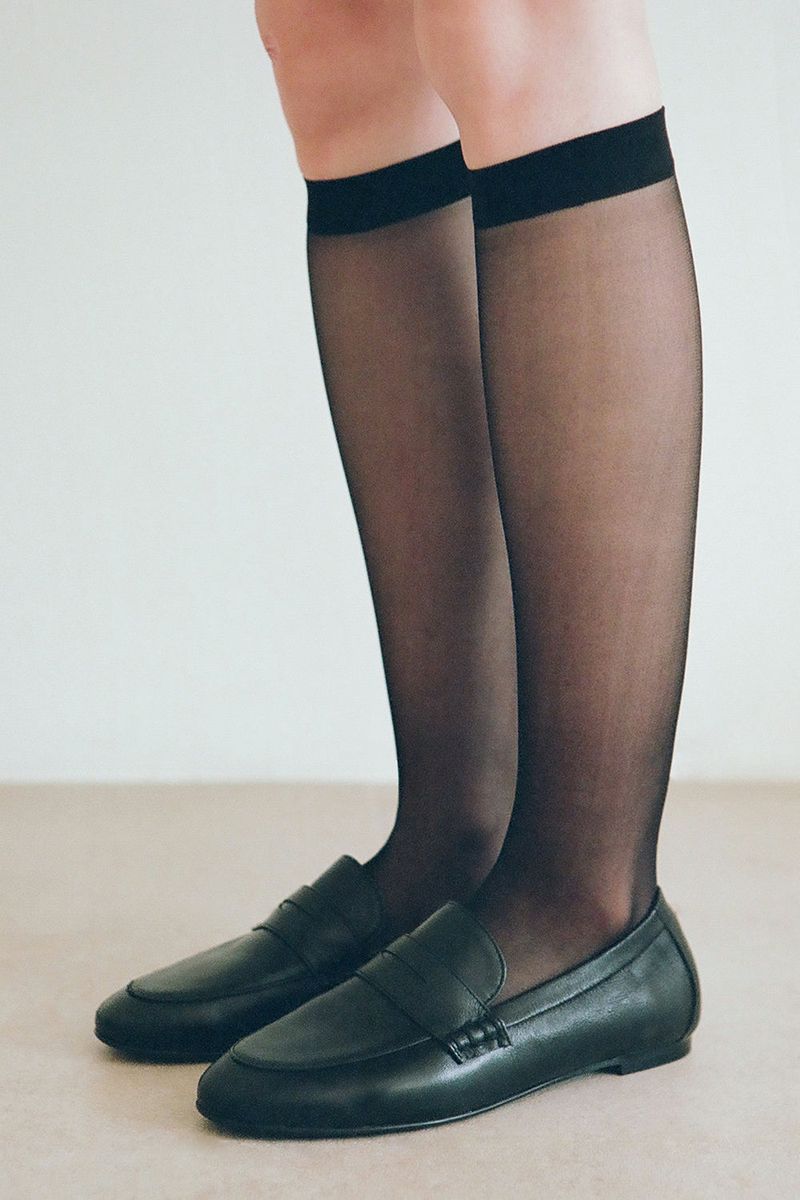 MODERN PENNY LOAFER IN BLACK