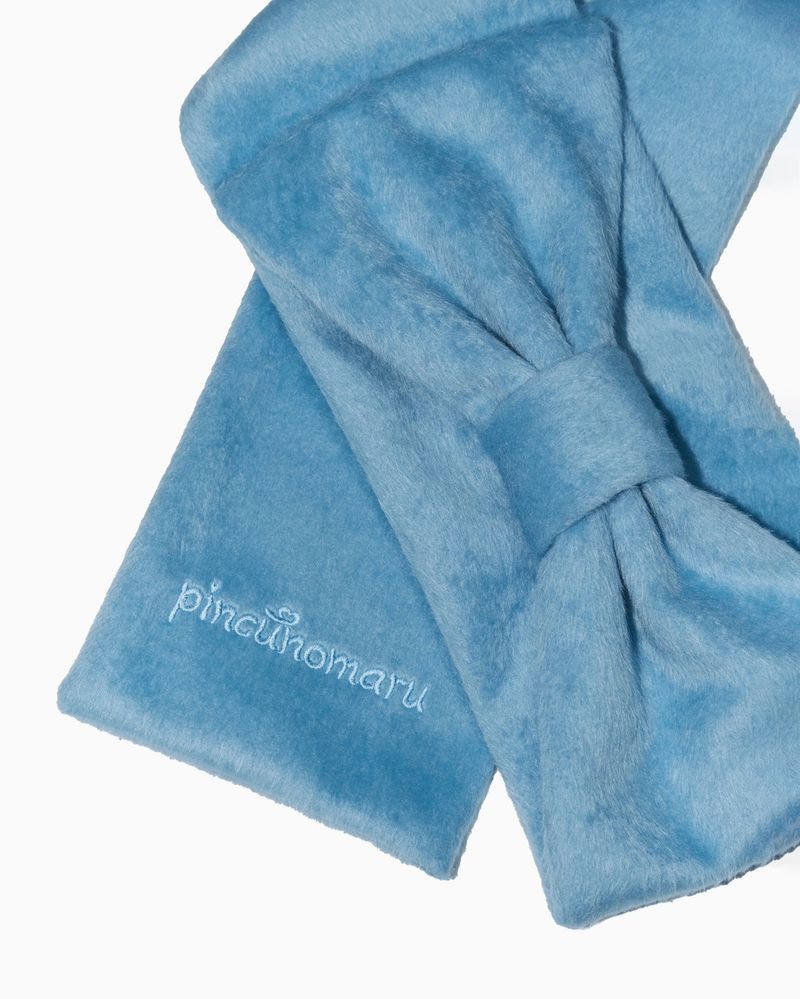 Ribbon Muffler_Fairy blue
