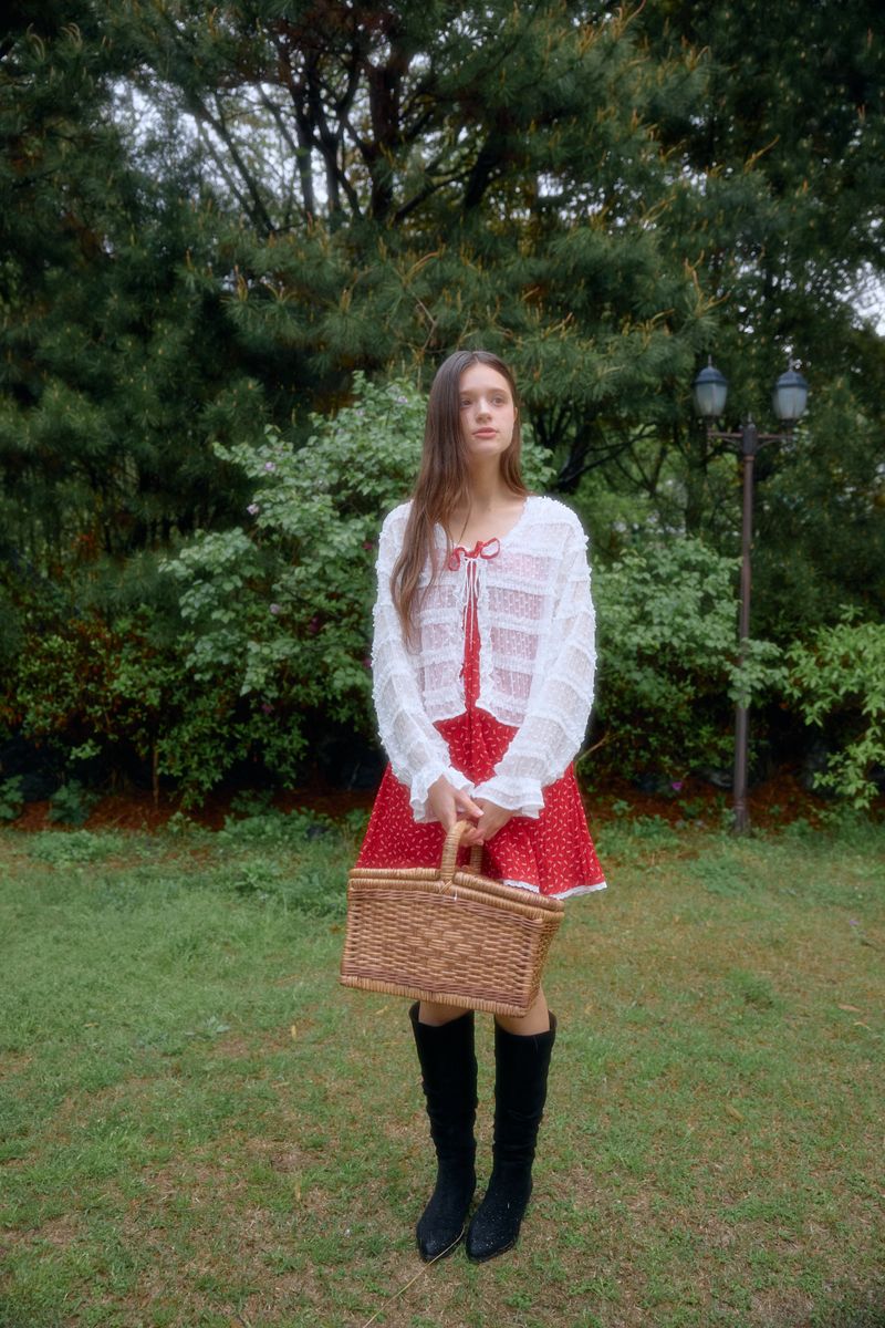 RASCHEL TIERED CARDIGAN JACKET
