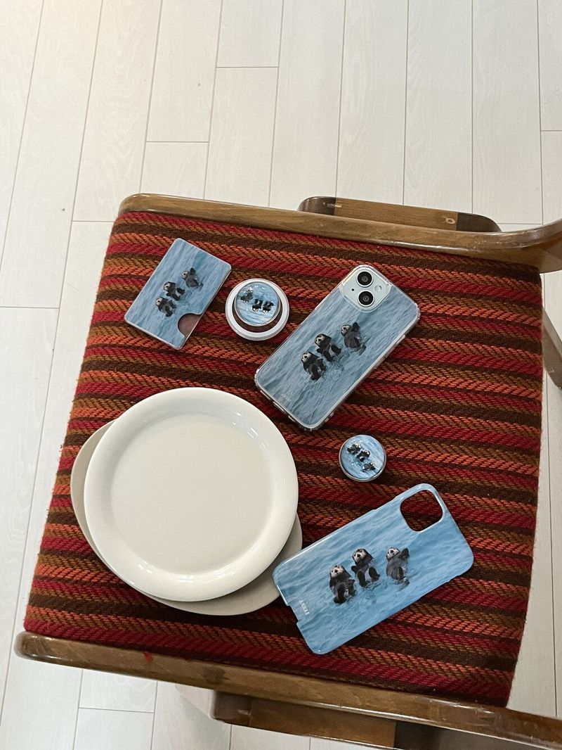 [sea otter triplets hard case]