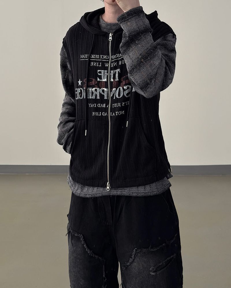 Kaiden Knit Hood Vest