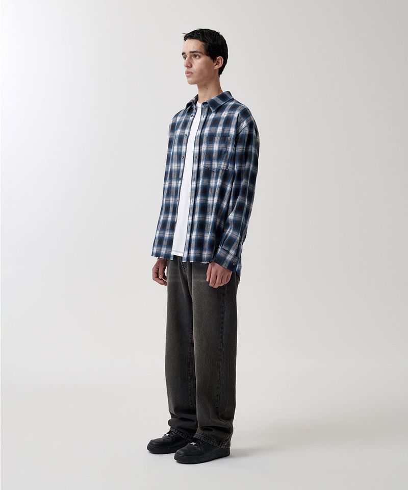 RAW CUT OMBRE SHIRT