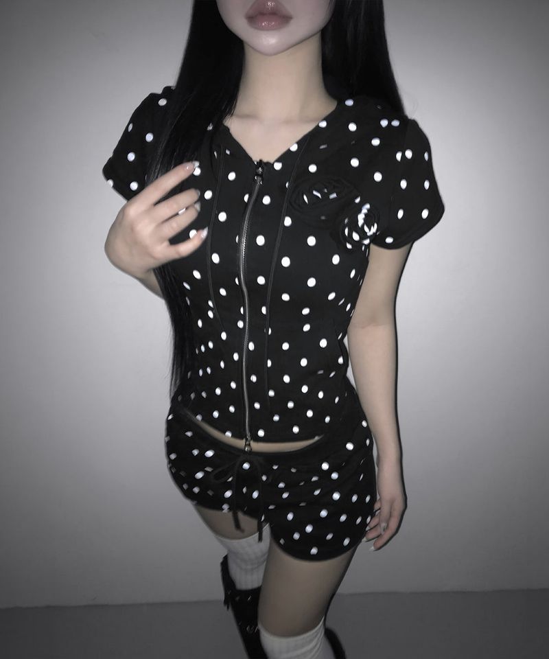 dot petty shorts (2colors)