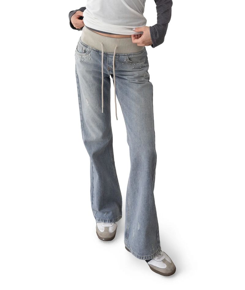 Ruin Layered Banded Bootcut