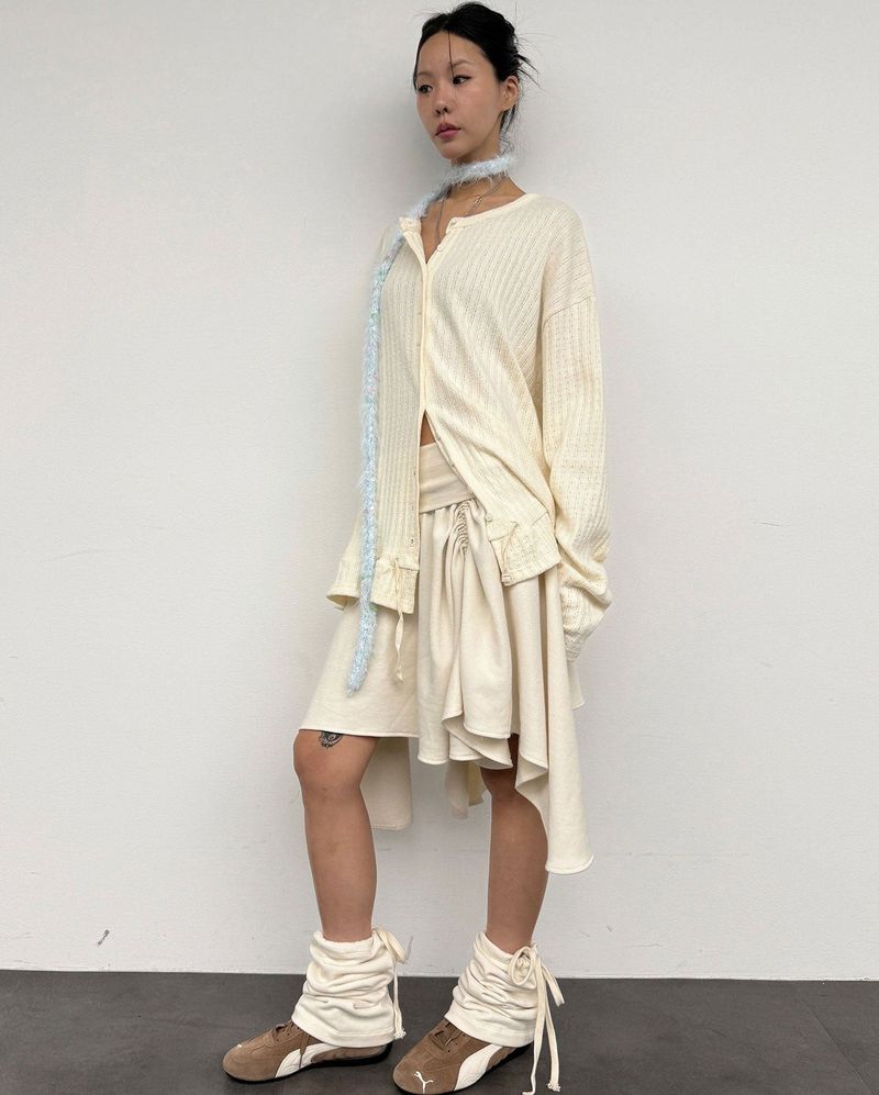 WARMER SKIRT IN CREAM