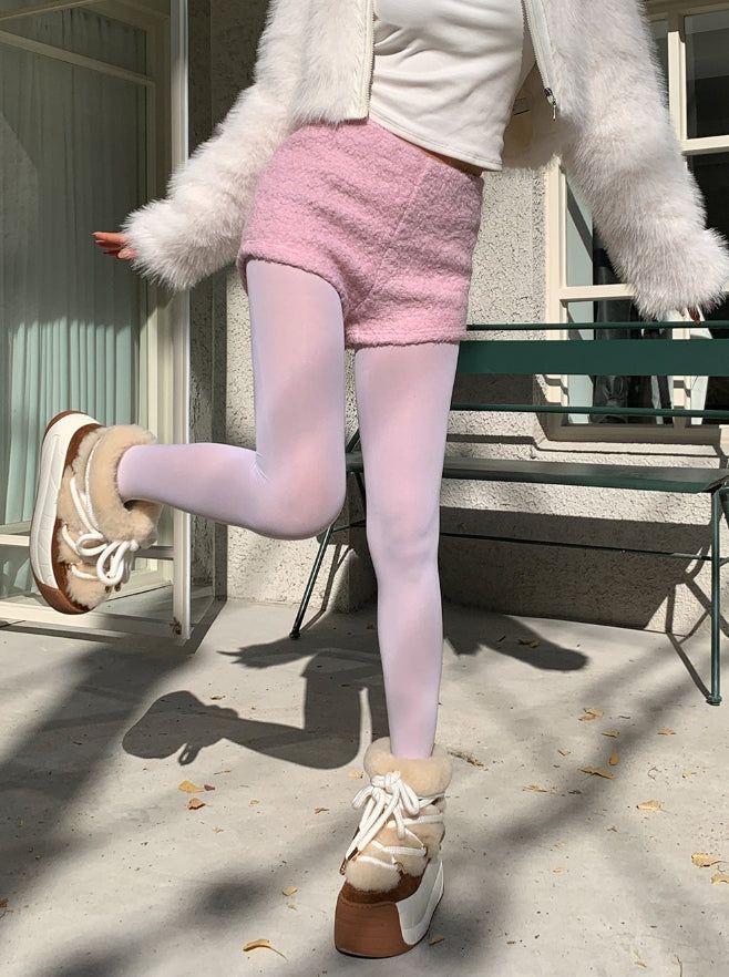 Hella mohair high short pants