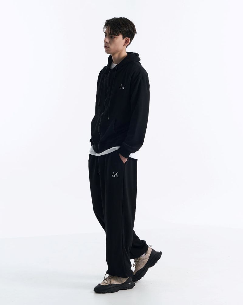 DENVER 2-WAY HOOD ZIP-UP MAN (Black, Gray)