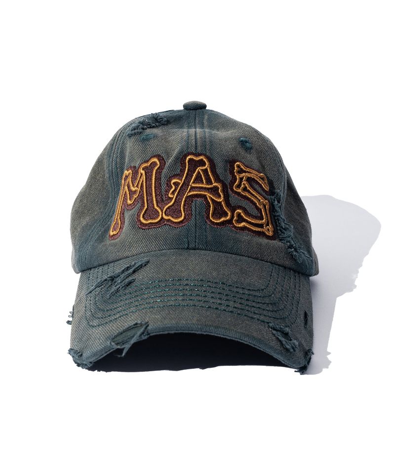 MAS BONE WASHED DYING VINTAGE BALL CAP MSFAC002-GR