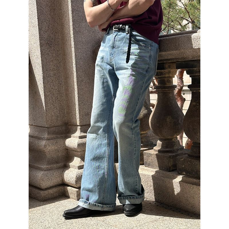 [Unisex] All brush flare denim pants