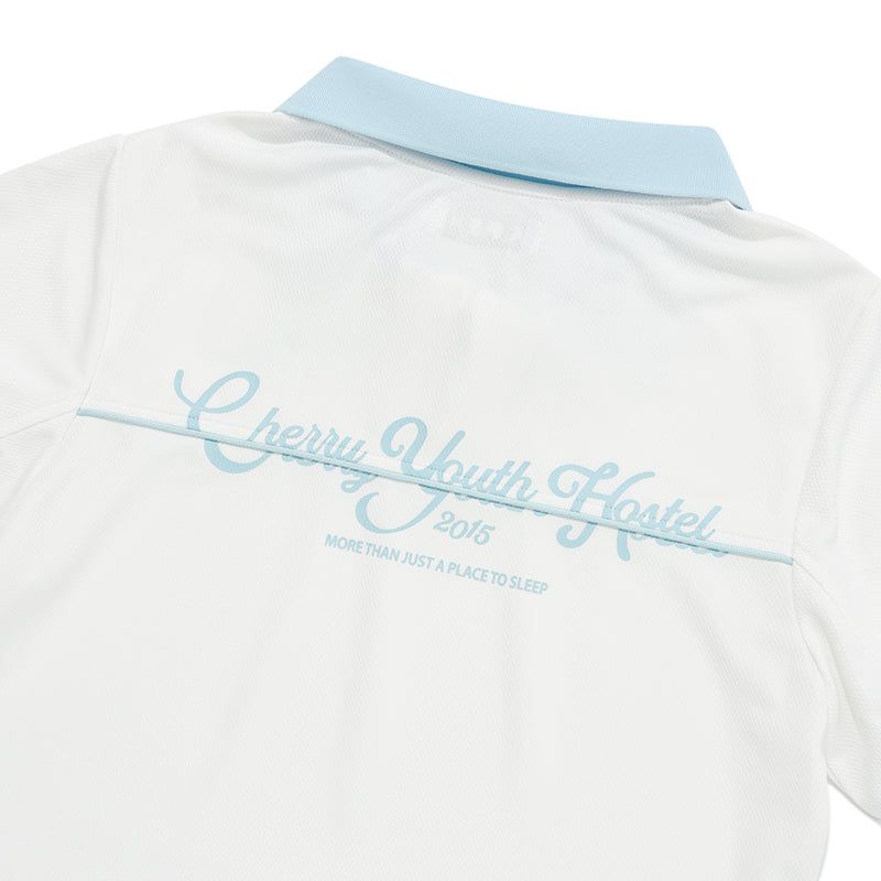 DIVIDE PIQUE T-SHIRT [IVORY]