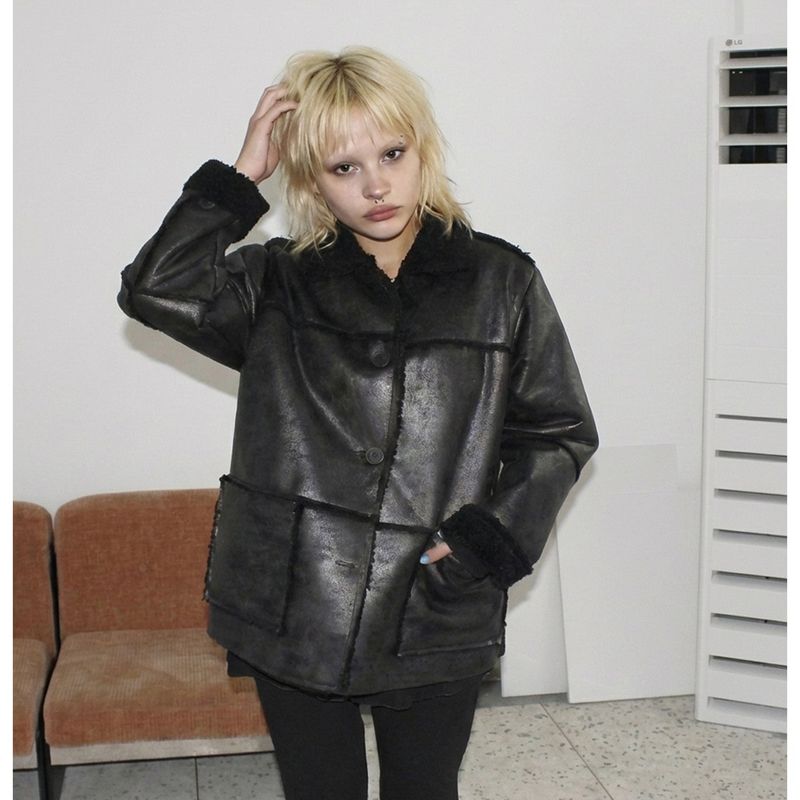Radio Pacific（ラジオパシフィック）の「After fake fur shearling coat（Jackets/Outerwear）」