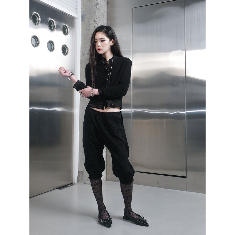 FLORAL VOLUME PANTS