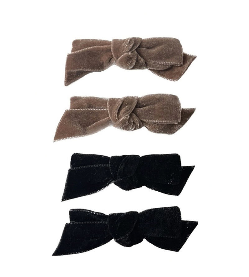  (MADE) Velvet ribbon pin