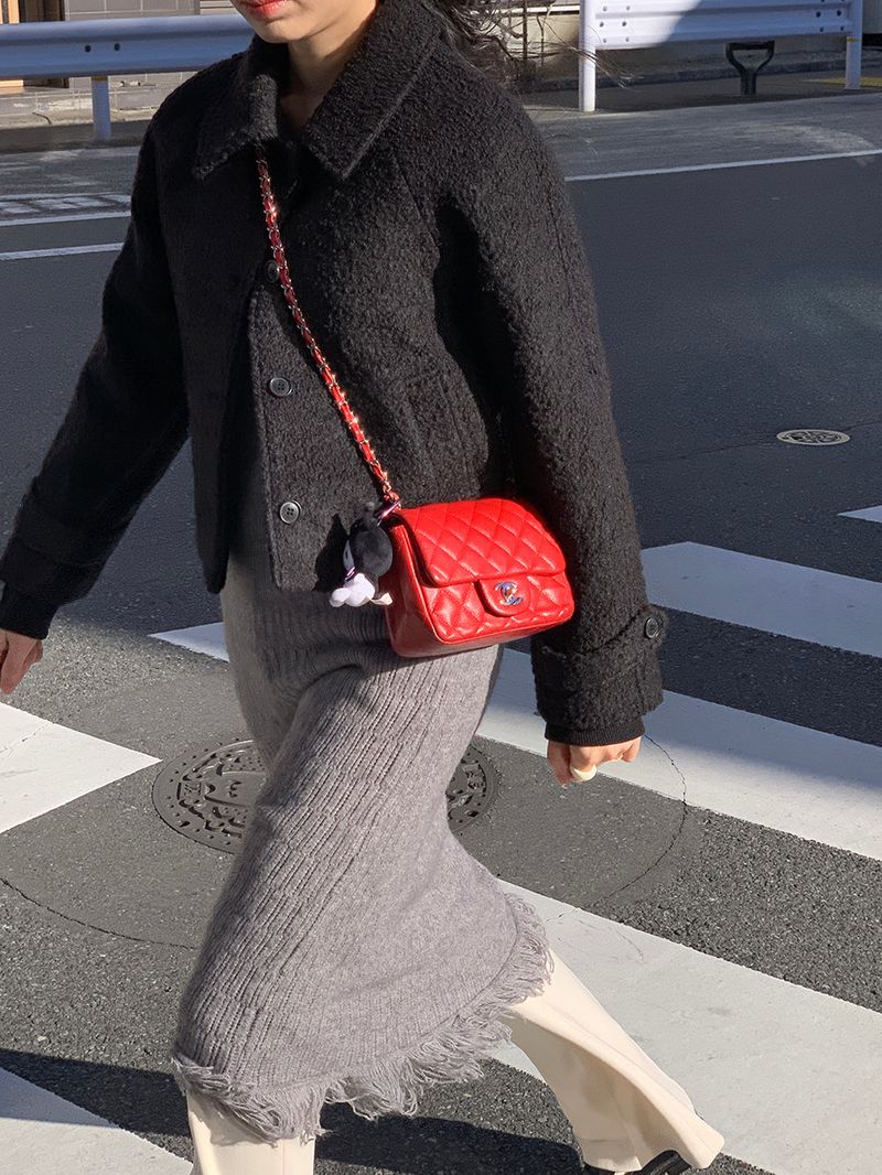 [MADE] [Wool Napping] Winter Warm Long Bootcut Slacks