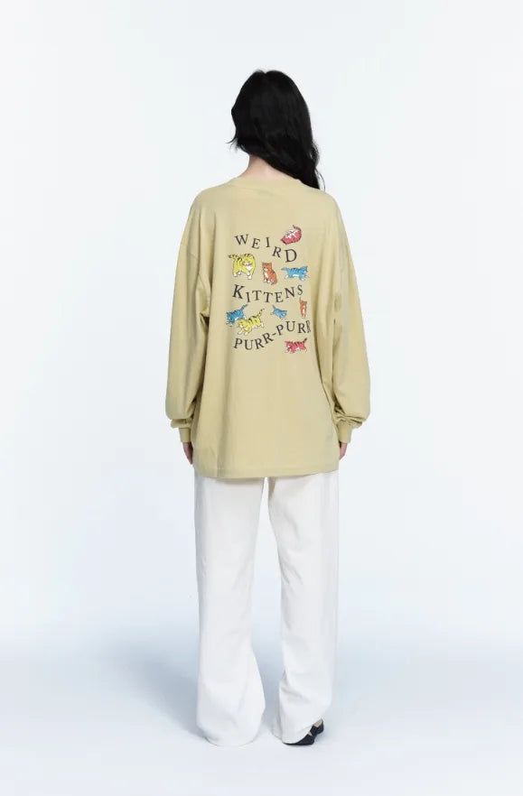 26FW★ Weird Kitten Long Sleeve