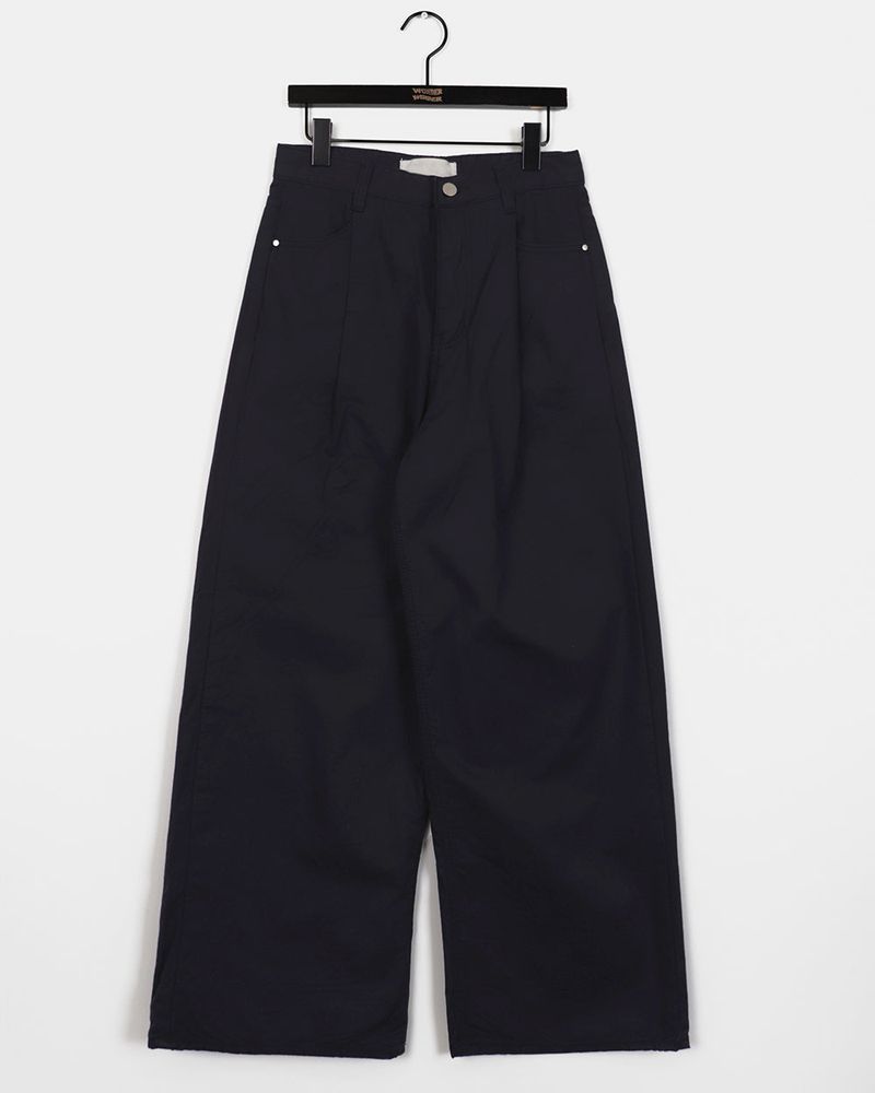 Soneck nylon cotton wide cargo pants