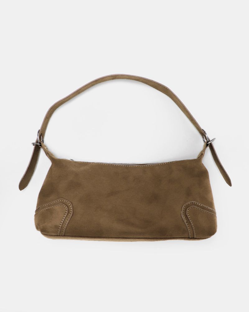 Naon Suede Cross Shoulder Bag