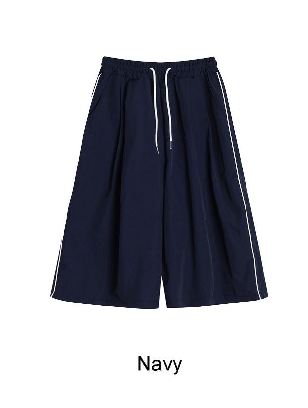 Tian Nylon Track Bermuda Pants