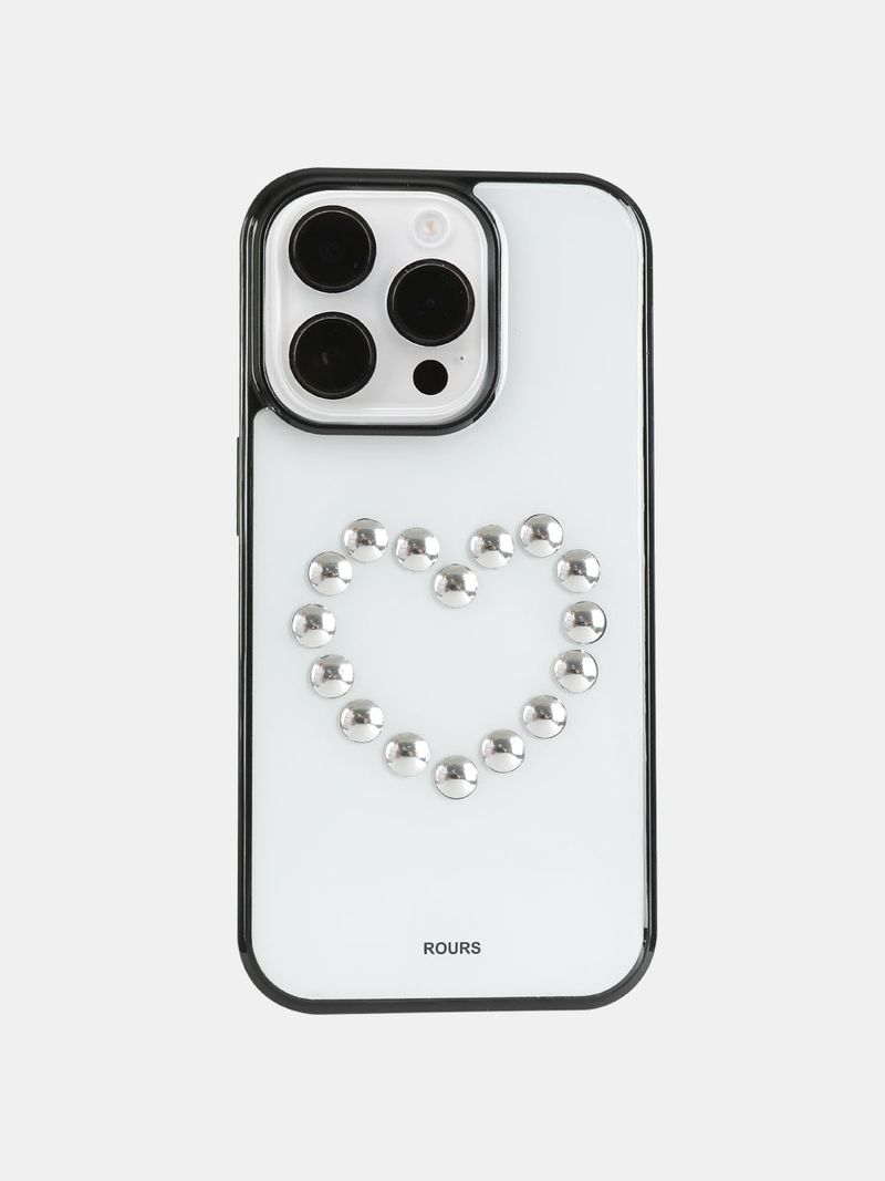 ROURS(ラウォルズ)の「heart stud case (white)(Smartphone Accessories)」