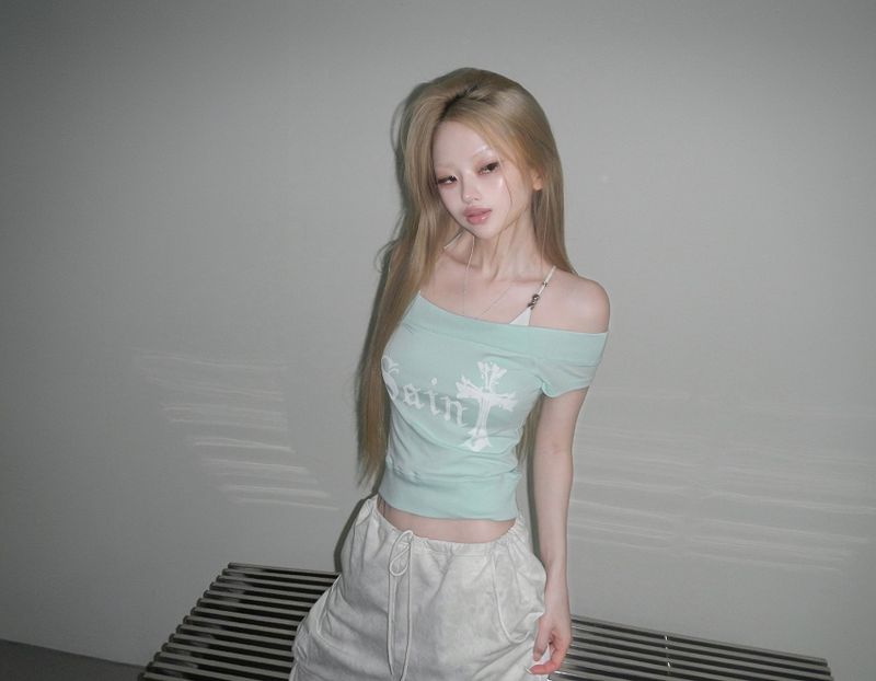 saint scoop neck top (5 color)