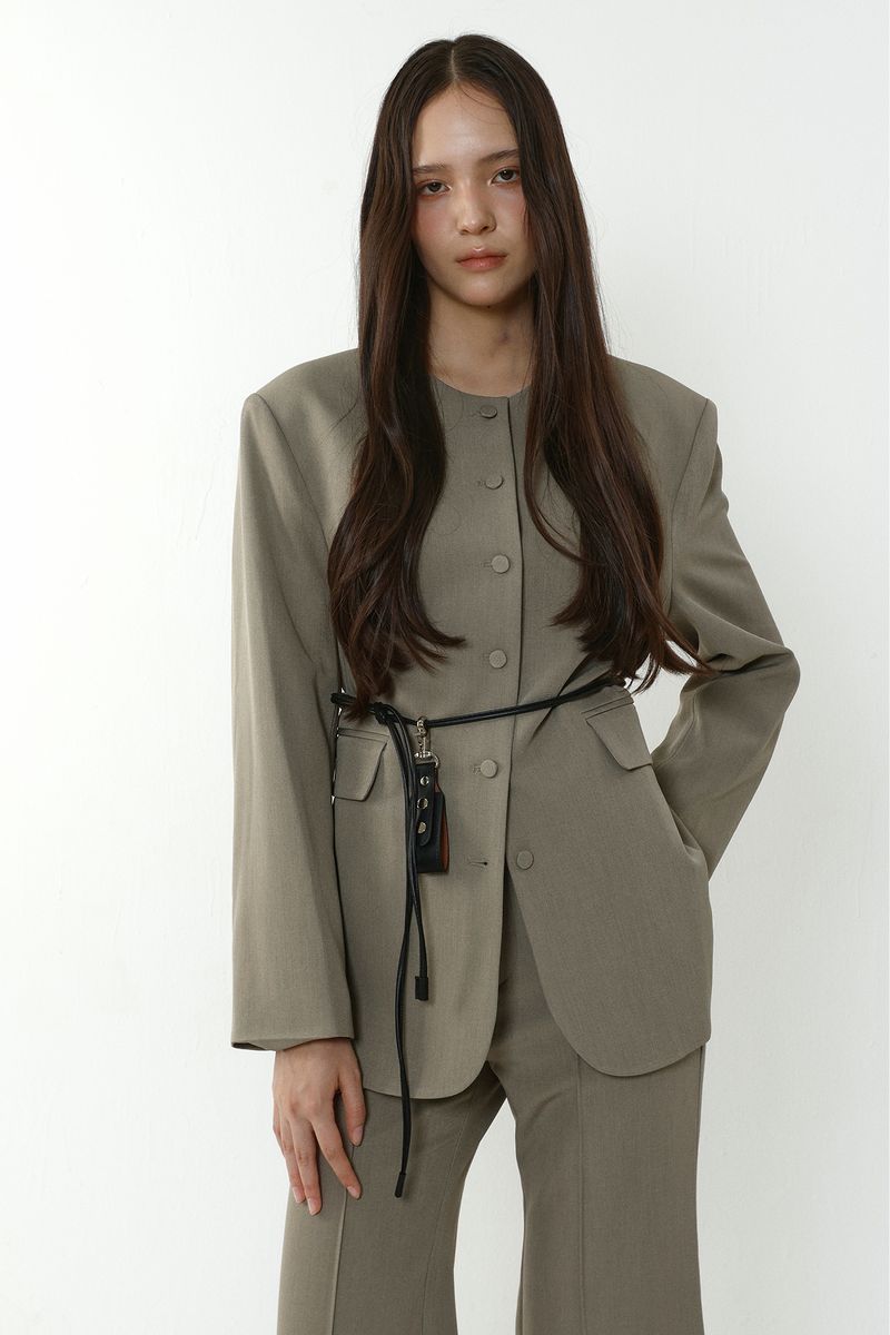 LE LINE JACKET_BEIGE