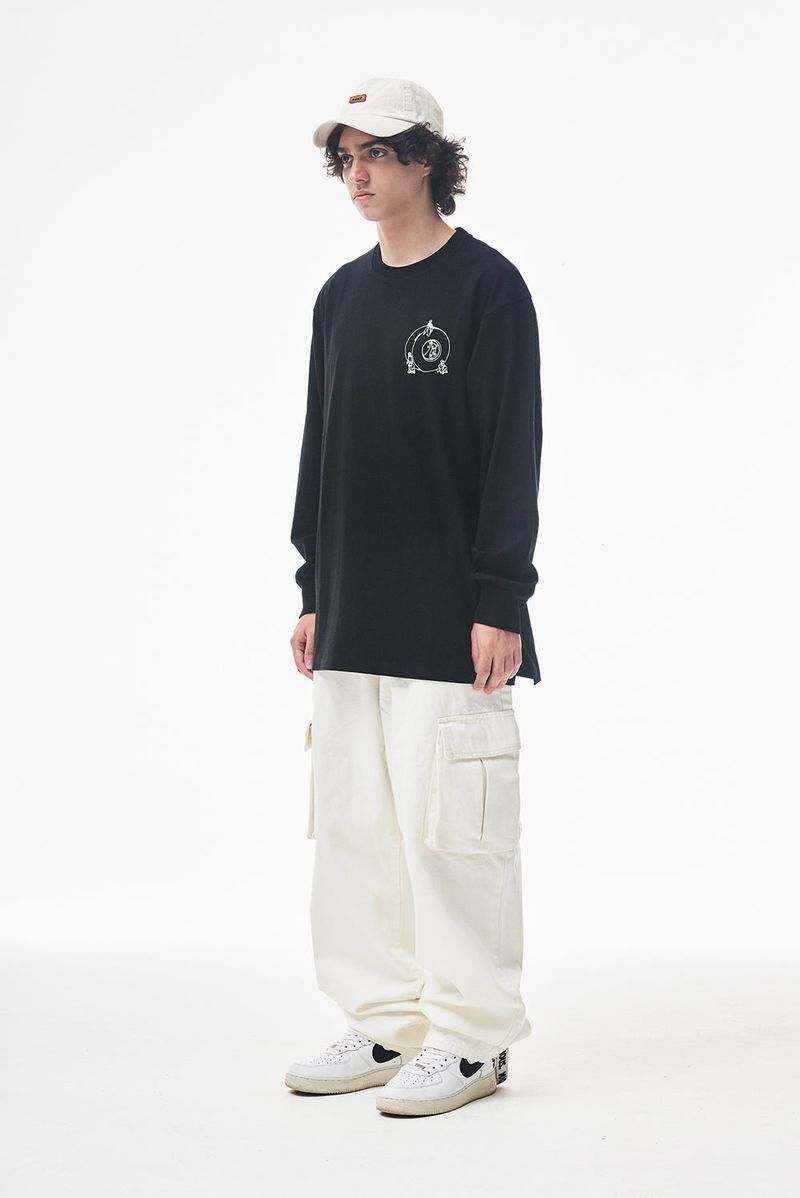 CARGO LOOSEFIT DENIM PANTS IVORY