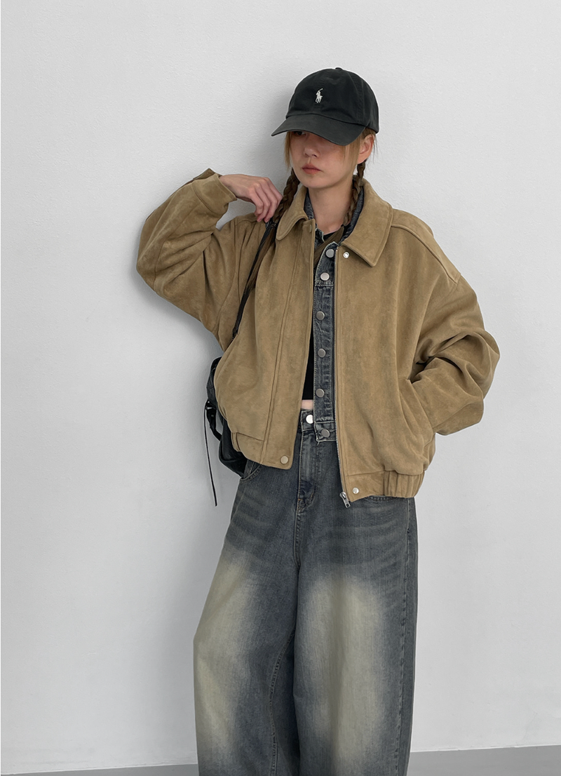 BLACKUP（ブラックアップ）の「[MADE] Walter Suede Blouson Jumper（Jackets/Outerwear）」