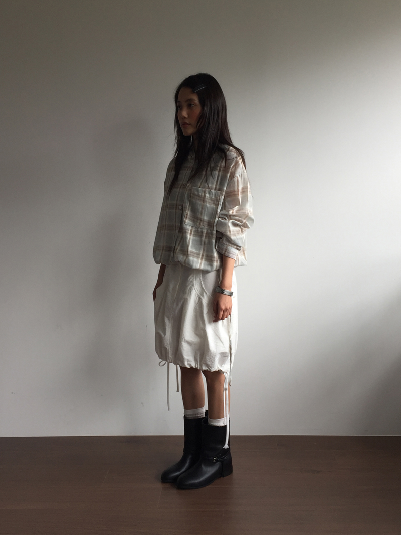 Ranel check hoodie (2color)