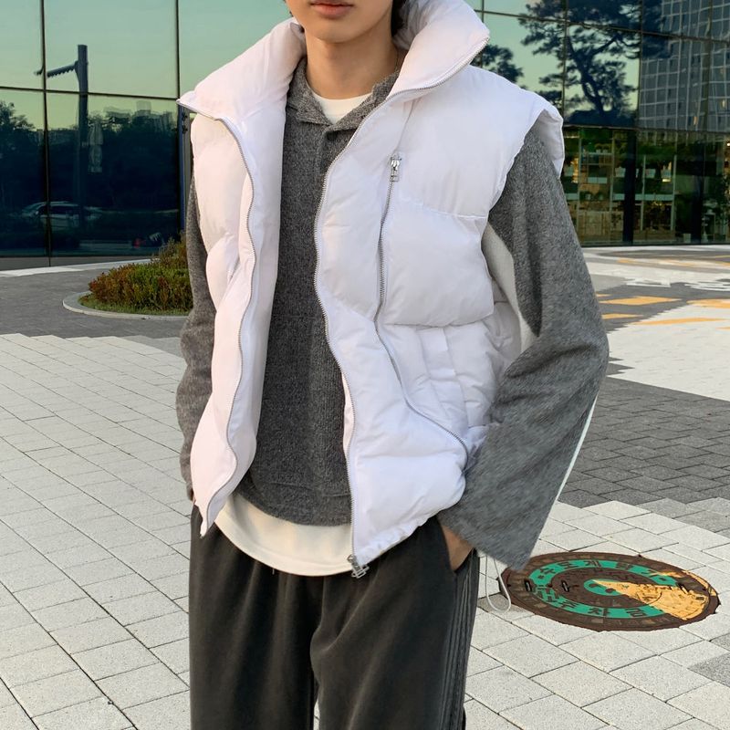 LMN Arthur Wave Wellon Vest Down Jacket (4 colors)
