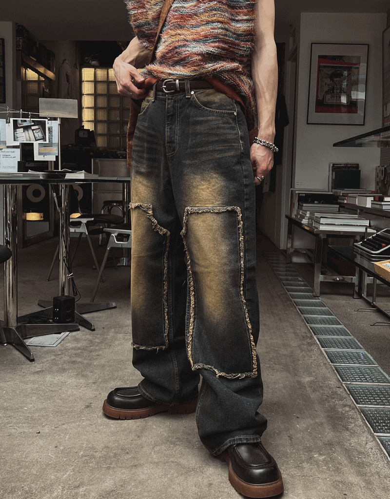 2PLAN（ツープラン）の「ウェスタンワイドダブルニーデニム（Pants）」