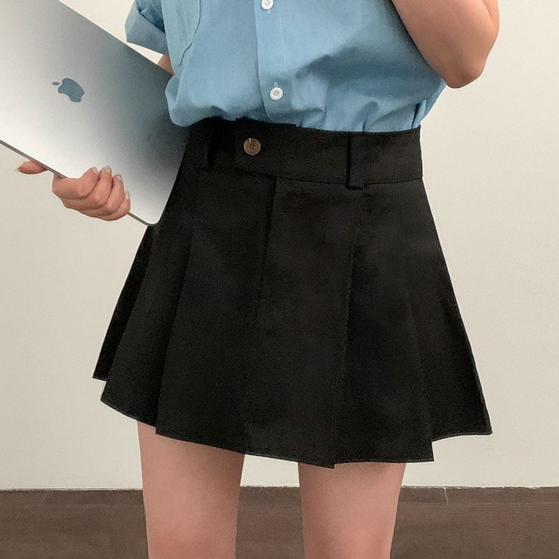 Pleated Mini Skort